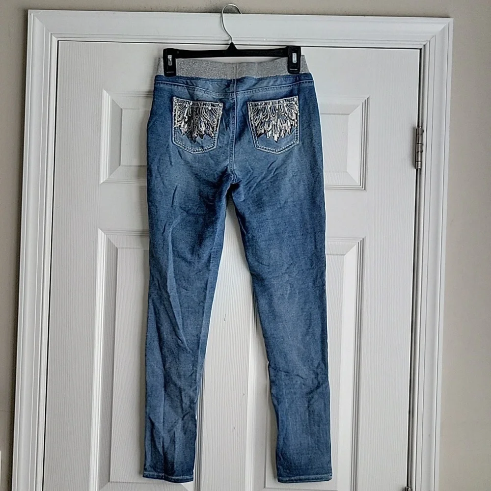 Justice Girl's Mid Rise Jeggings